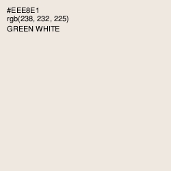 #EEE8E1 - Green White Color Image